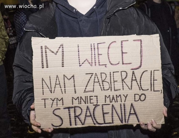 Coraz mniej mamy do stracenia 