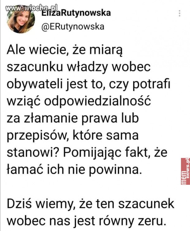 Szacunek władzy 