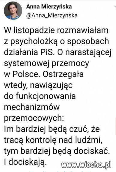 Dociskają i będą dociskać.
