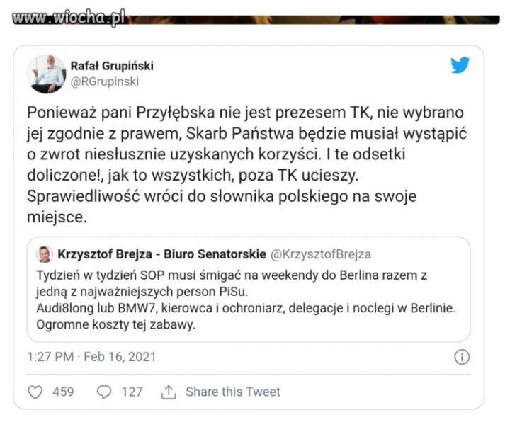 Niech pisia qrew wie co ją czeka!