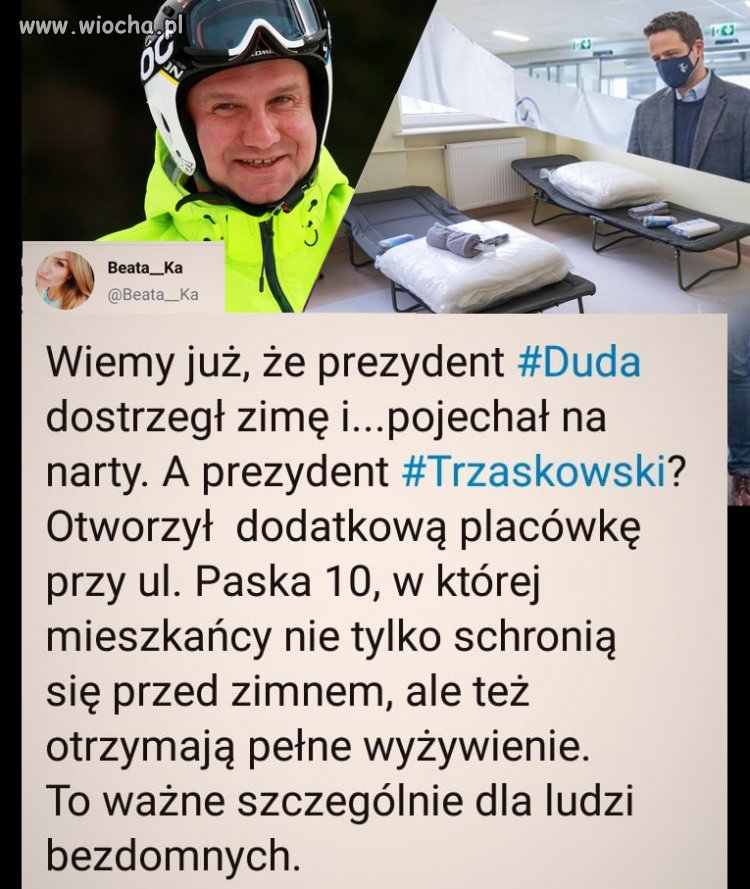 Bo Andrzej lubi narty