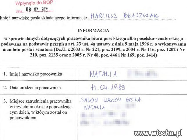  Z salonu kosmetycznego do biura szefa MON