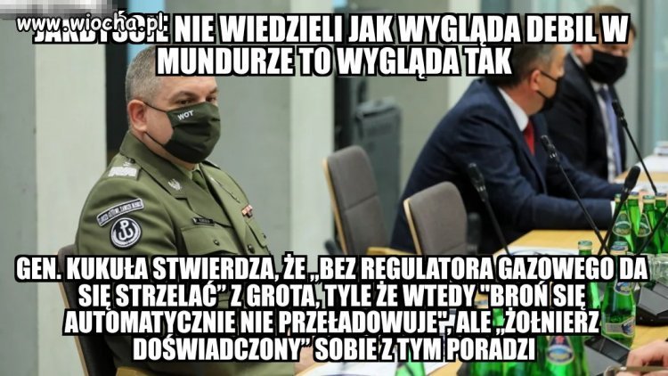 Potencjalny pisowski rzeźnik w mundurze