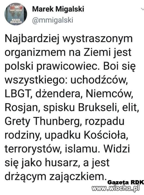Tak to jest z tymi samozwańczymi polskimi prawakami.