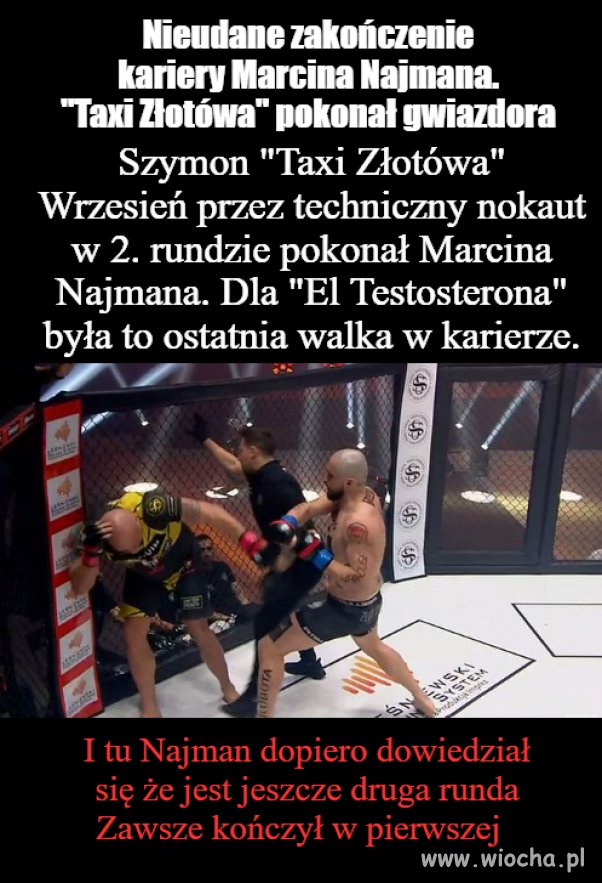 Najman zdziwiony że są dwie rundy 