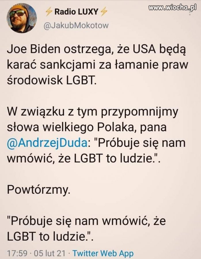 Próbuje nam się wmówić 