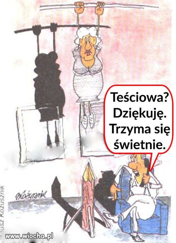 Teściowa świetnie się trzyma 