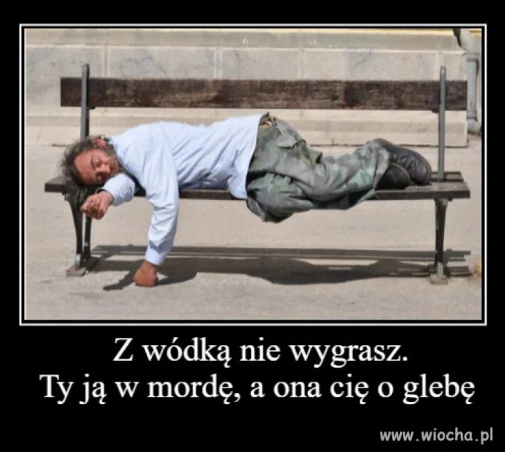 Z wódką nie wygrasz 