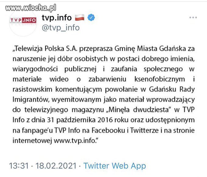 Przeprosiny ku*wizji, 