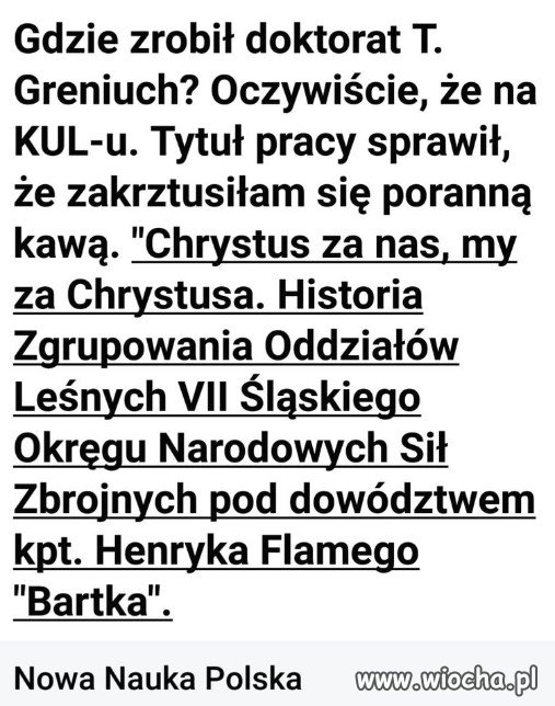 Obecny KUL - Krajowy Universytet Lumpiarstwa 😏