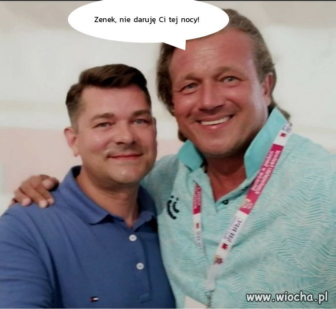 Jakimowicz, na planie filmu 'Zenek',