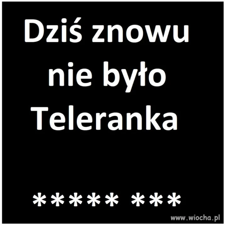 Już tak kiedyś było...