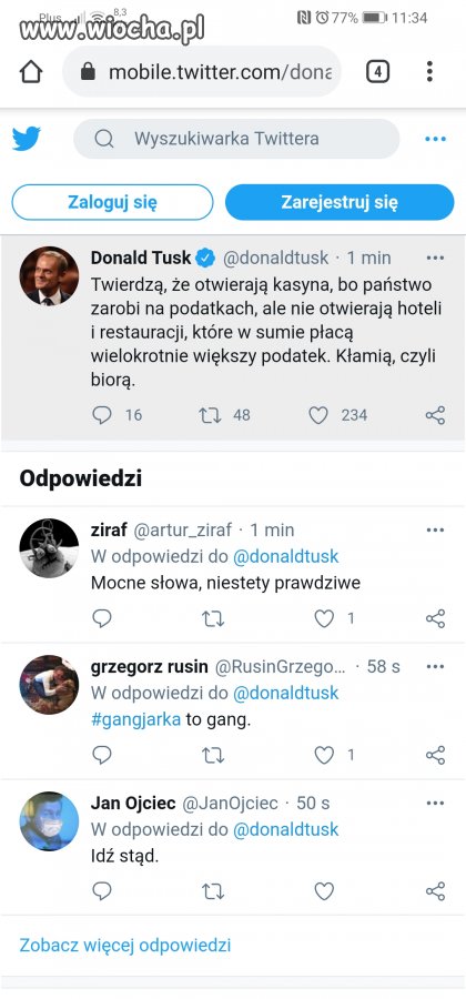 Donald jak zwykle w punkt