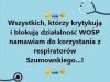 Respiratorów jest ci u nas dostatek 