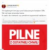 Ale nie doszło do pożaru tylko paliła się rozdzielnia.