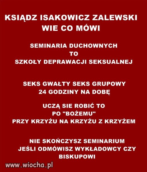 Czy seminaria to wylęgarnia zwyroli?