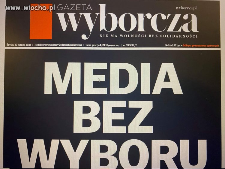 Będzie tylko Trybuna Ludu. 