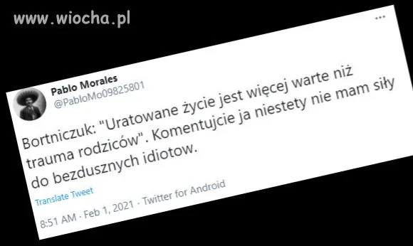 Idiota. 