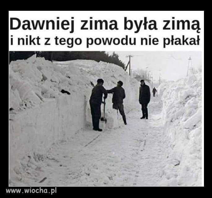 Teraz trochę śniegu i tragedia. 