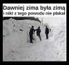 Teraz trochę śniegu i tragedia. 