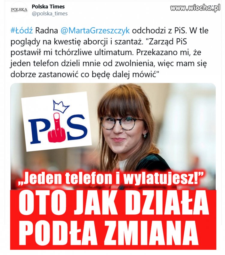 Podła zmiana. 