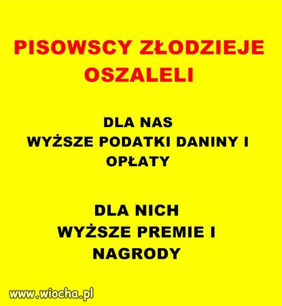 Dobra Zmiana...tylko dla kogo?