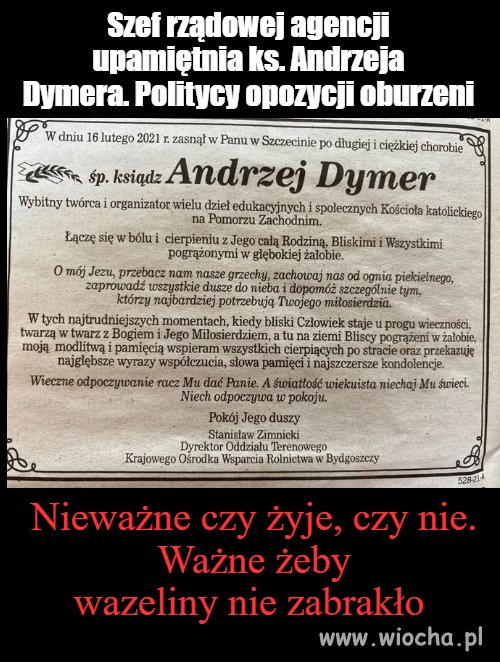 A wazelina dalej się sączy 