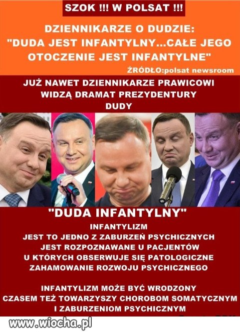 Infantylizm to zaburzenie psychiczne...