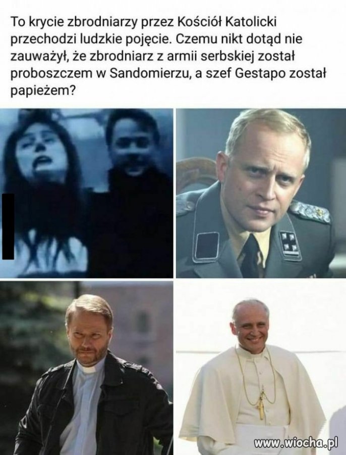 Zbrodniarze ukrywający się w murach kościołów