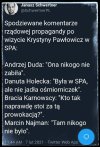 Spodziewane komentarze. 
