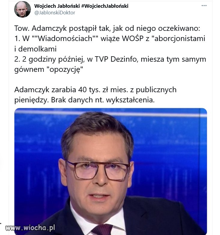 Towarzysz Adamczyk. 