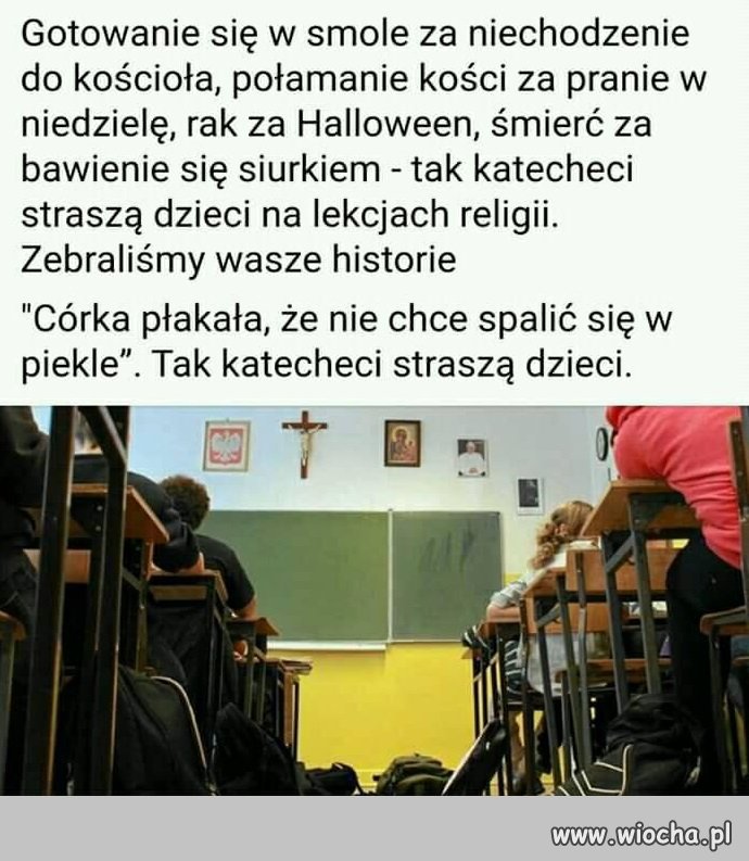 Posyłanie dzieci na religię zagraża ich zdrowiu ..