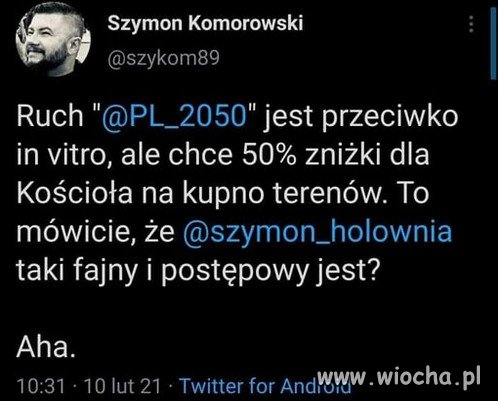 Nowy poplecznik sekty kościoła?