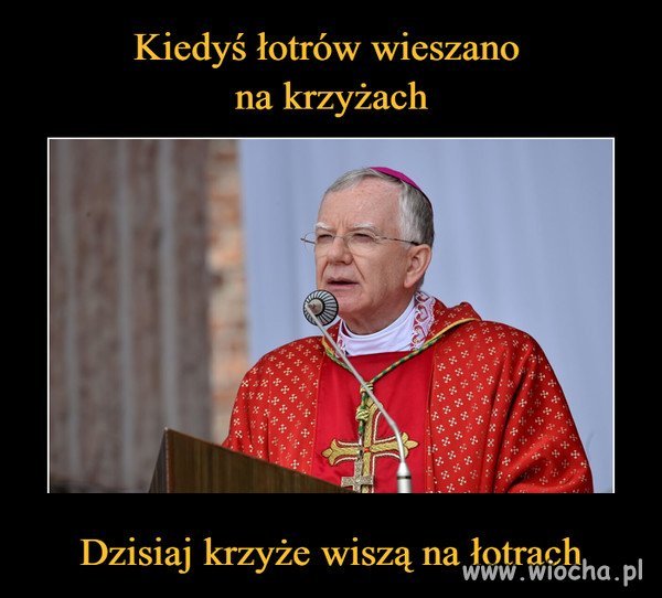 Krzyże na łotrach