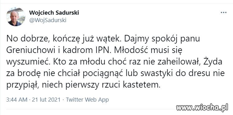No ,niech rzuci