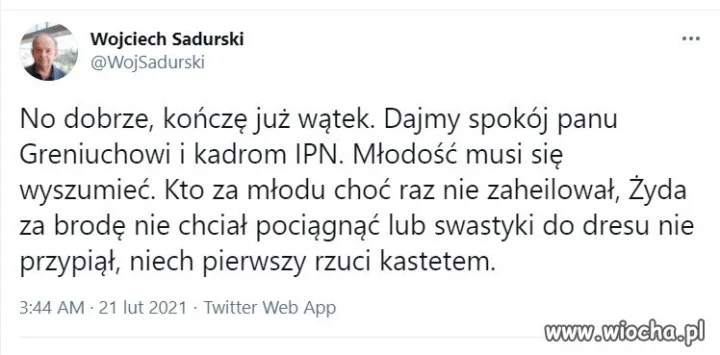 No ,niech rzuci