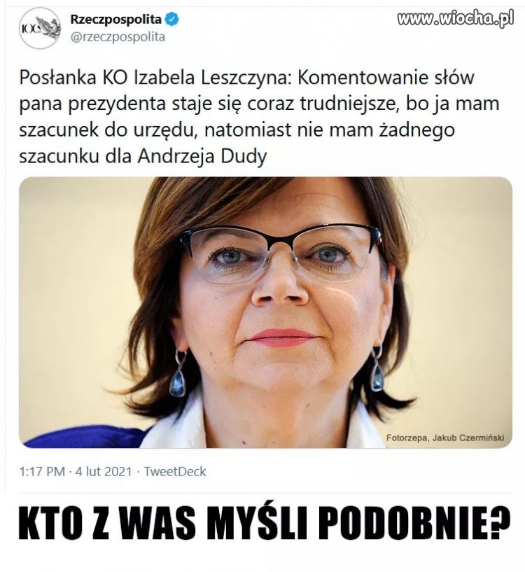 Na szacunek trzeba sobie zasłużyć