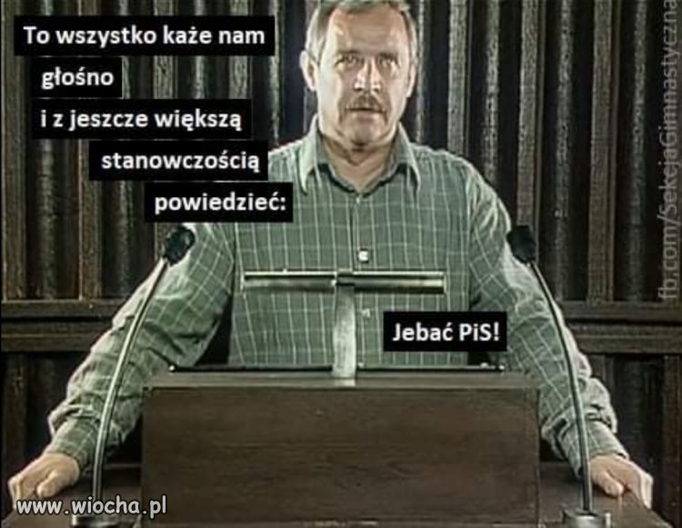 Głośno i z jeszcze większą stanowczością!!!