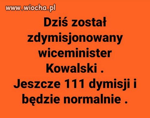 Dobry poczatek DOBRYCH ZMIAN...kiedy reszta?
