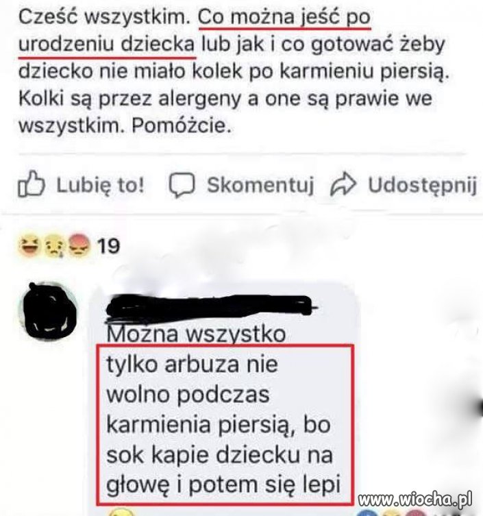 Można jeść wszystko oprócz ...