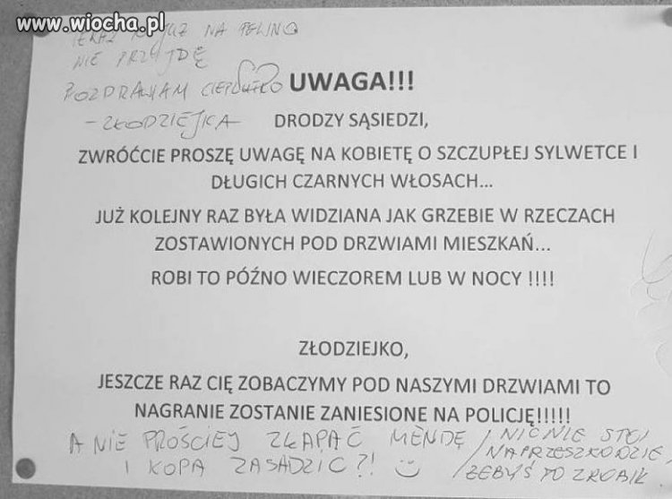 Problemy sąsiedzkie