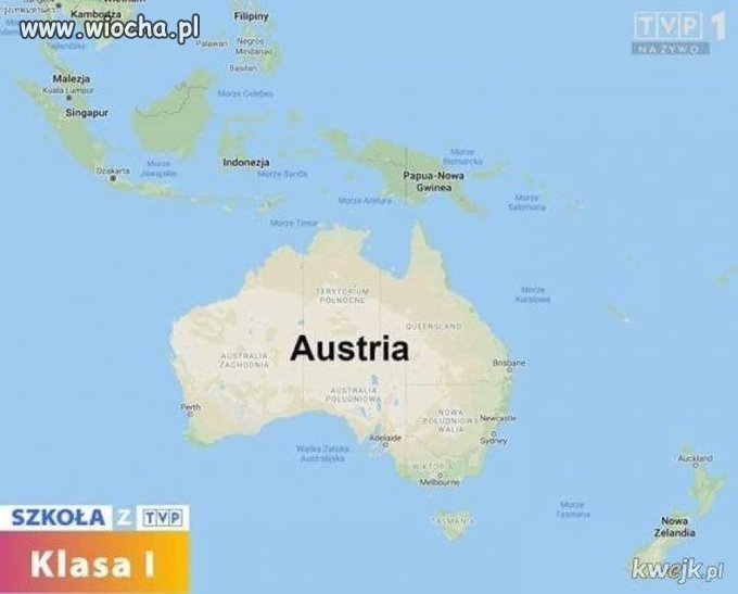 Geografia według TVP.