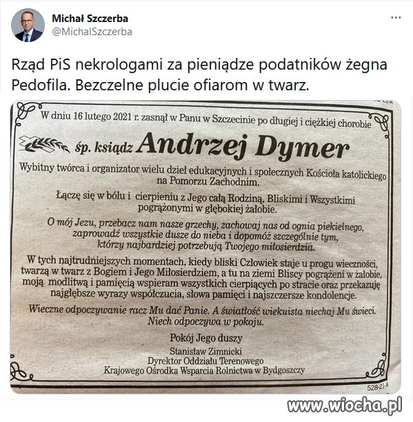 Bo to był swój pedofil