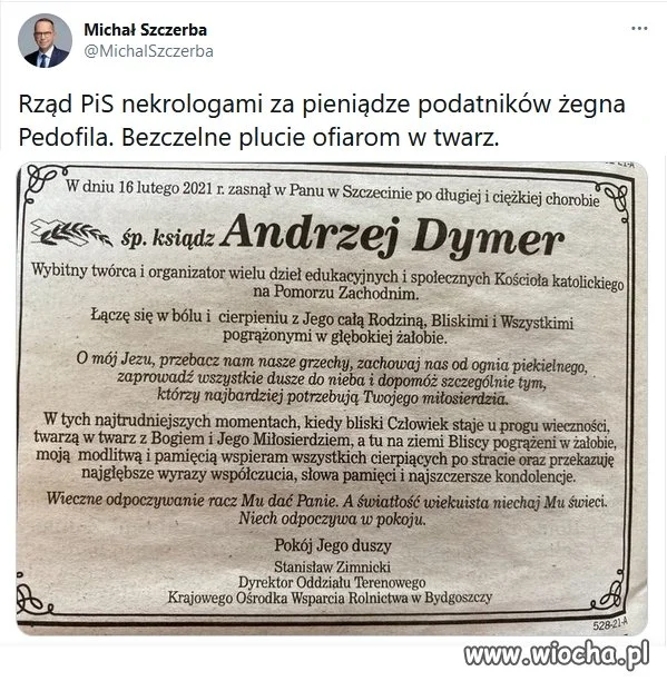 Bo to był swój pedofil