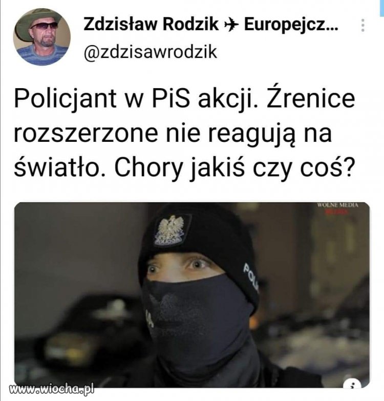 Może ze strachu?