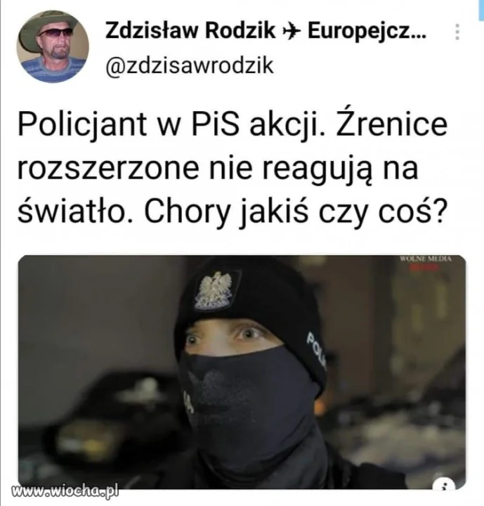 Może ze strachu?