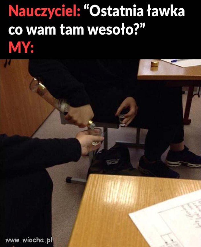 Lubiłem siadać w ostatniej ławce 