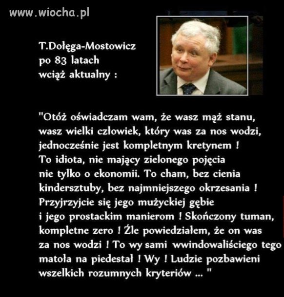 Wciąż aktualne. 