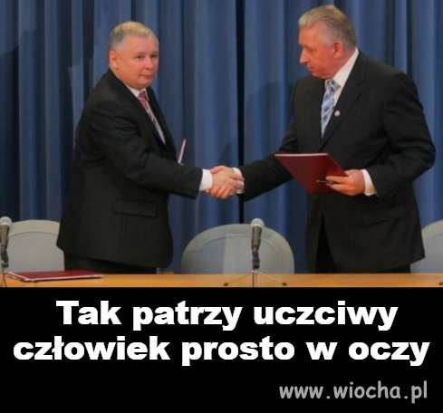 Prosto w oczy patrzy Jarek 