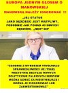 Europa jednym głosem o Manowskiej i NEO SN !!! 